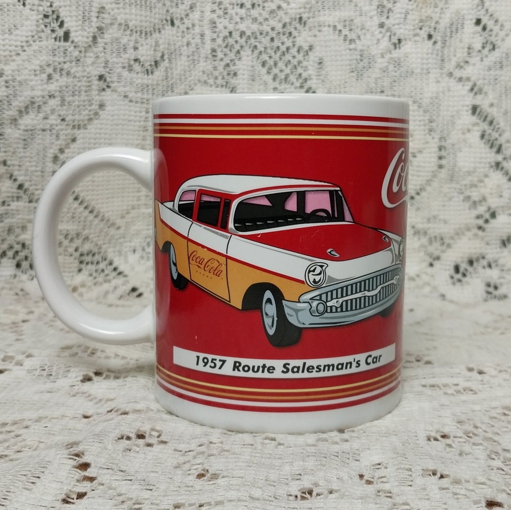 Coca Cola Mug 1957 Chevrolet Route Salesman's Car Coffee Mug Chevy 2002